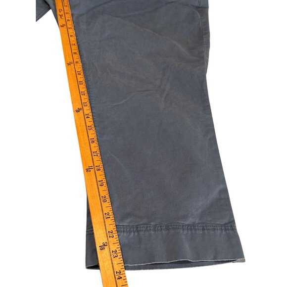 Old Navy Womens Low-Rise Blue Chino Pants Size 18 Cotton/Spandex - Picture 6 of 6